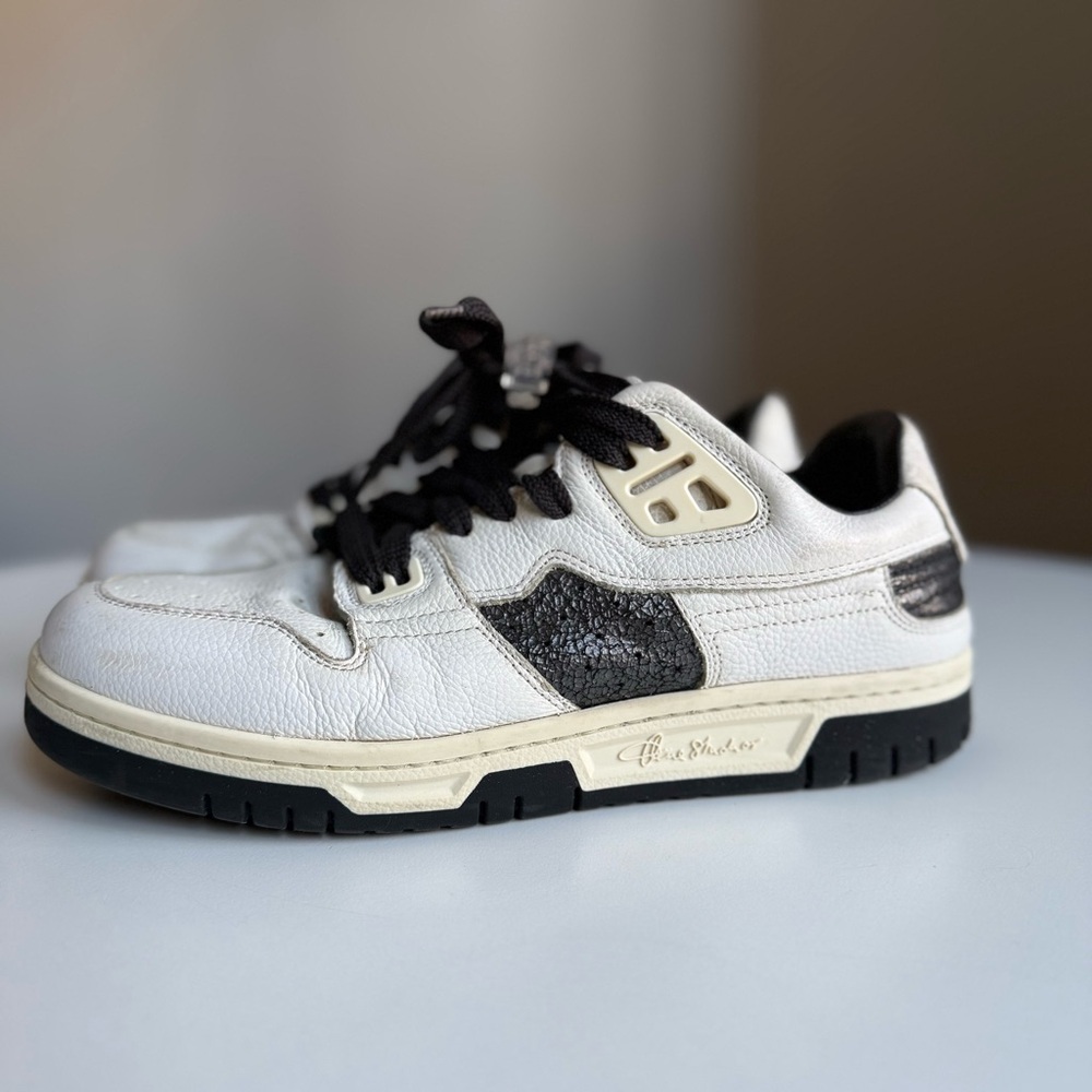 Acne Studios Sneakers Leather Made In Italy Size 42 Men’s 08STHLM Black White